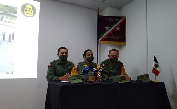 Lista SEDENA para apoyar en caso de desastres por tormentas