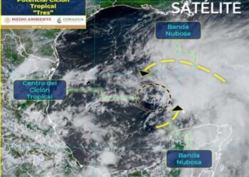 Se forma ciclón tropical en el Golfo de México
