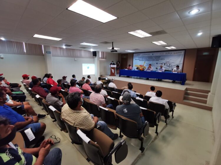 Capacitan a mil 300 pescadores  en uso correcto de dispositivos excluidores de tortugas marinas