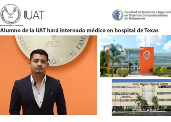 Alumno de la UAT hará internado médico en un hospital de Texas