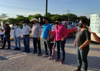 Exigen agua con protesta