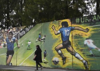 Argentina celebra el ‘Gol del siglo’ por Maradona, 35 años después