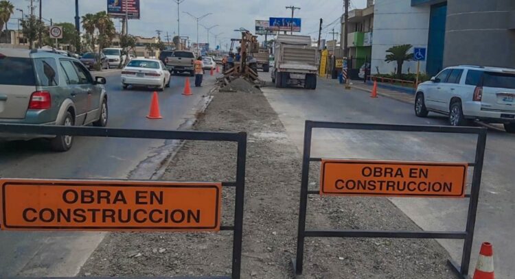 Inician trabajos de modernización en calle Sexta de Matamoros