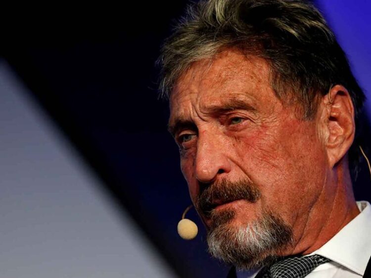 John McAfee se suicidó en una prisión española, dice abogado