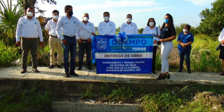 Obras de agua potable de Ciudad Ocampo, Tamaulipas