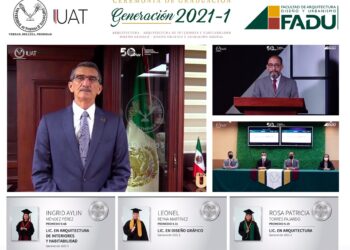 Preside Rector de la UAT graduación de la Facultad de Arquitectura