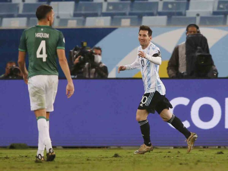 Argentina golea a Bolivia con un Messi pletórico
