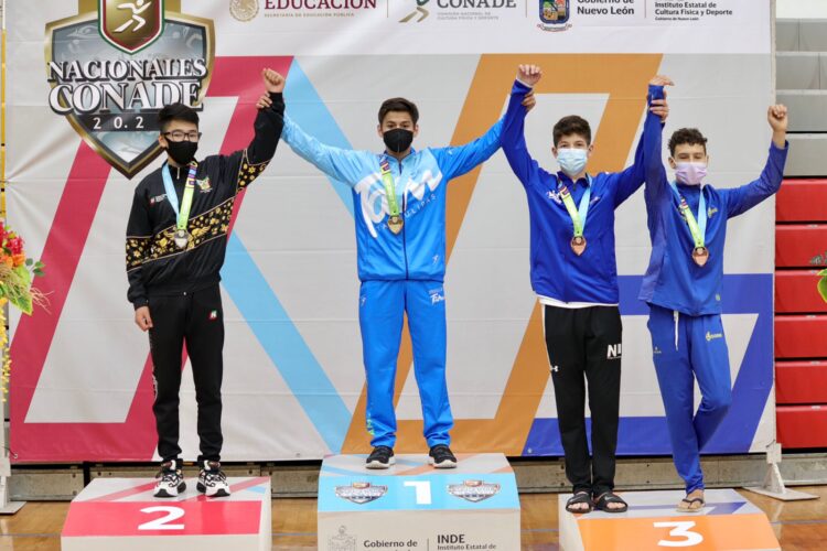 Continúa la suma de medallas para Tamaulipas en los Nacionales CONADE 2021