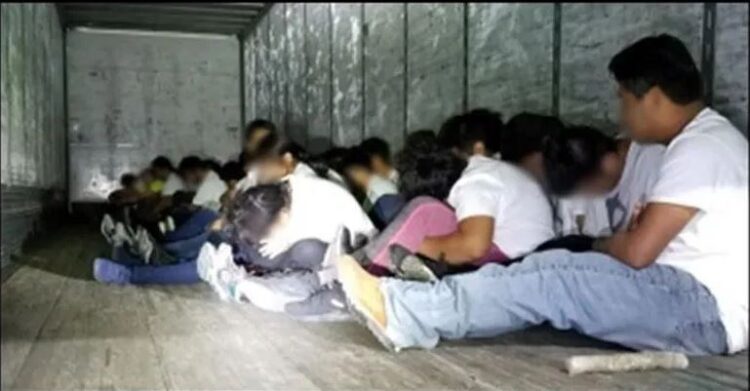 Cubren de cal a 100 indocumentados para no ser detectados