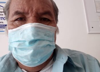 Pseudo líder encabeza manifestación enfermo de Covid