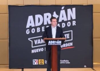 Adrián de la Garza se declara ganador de la elección a gobernador en Nuevo León