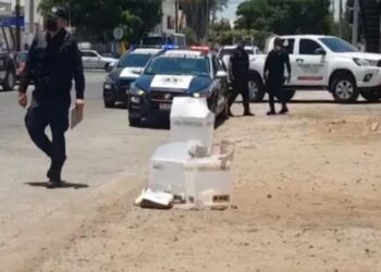 Grupo armado roba urnas y boletas en Los Mochis, Sinaloa