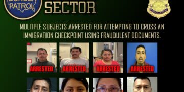 Patrulla Fronteriza arresta a personas indocumentadas con documentos falsos