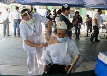 Apoya municipio en logística de vacunación Covid a perdonas de 40 a 49 años