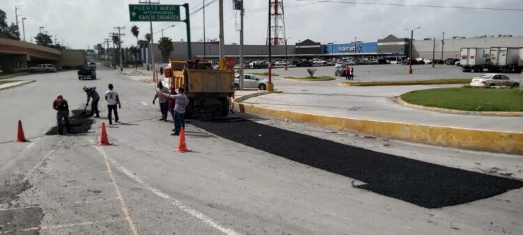 Inicia Gobierno de Matamoros acciones emergentes de rehabilitación de pavimento