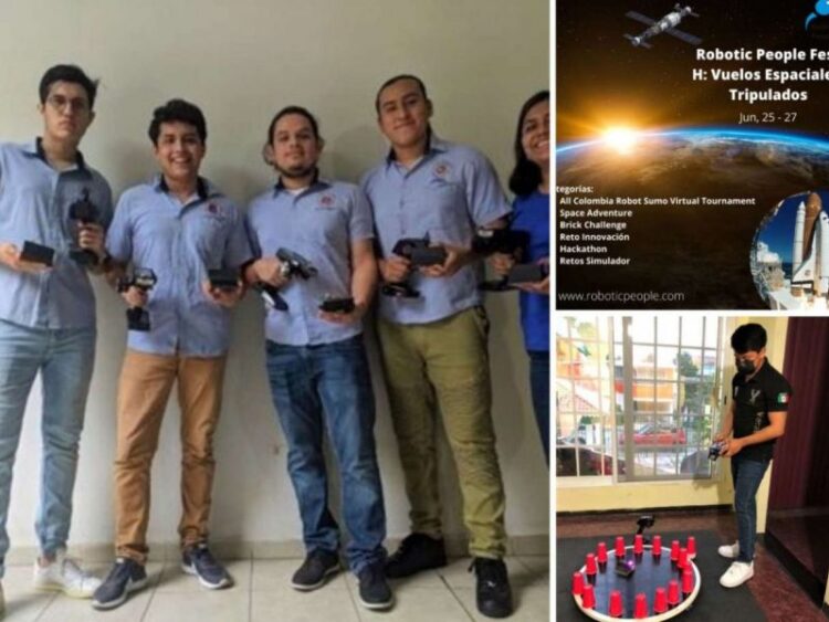 Triunfan estudiantes mexicanos del TecNM en torneo internacional de robótica virtual