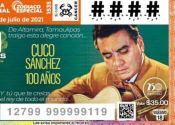 Tamaulipeco ‘Cuco’ Sánchez en billete Zodiaco por centenario de su natalicio