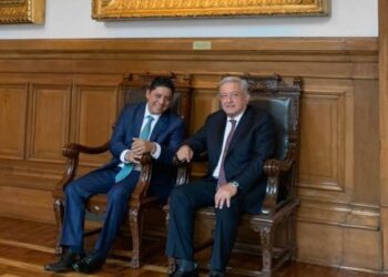 López Obrador se reúne con el gobernador electo de San Luis Potosí