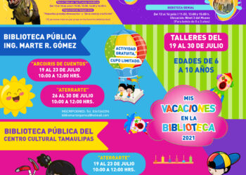 Programa de arte y cultura para el verano en Tamaulipas