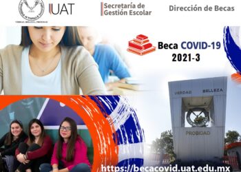 Publica UAT la convocatoria de la Beca COVID para estudiantes en desventaja económica
