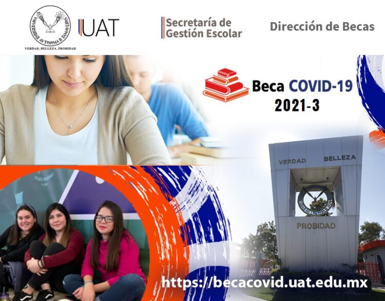 Publica UAT la convocatoria de la Beca COVID para estudiantes en desventaja económica