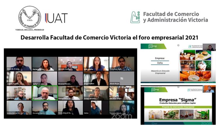 Celebró la Facultad de Comercio UAT Victoria su Foro Empresarial 2021