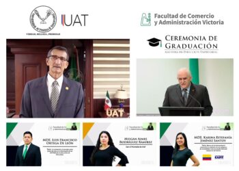 Entrega la UAT XIII Generación de Maestría en Dirección Empresarial