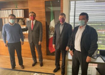 Se reúne Senador Américo Villarreal con Directivos del ISSSTE-México