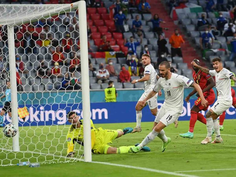 Italia gana 2-1 a Bélgica y está en semifinales de Eurocopa