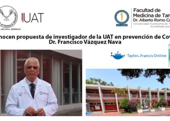 Publicación científica destaca investigación de la UAT en prevención de COVID