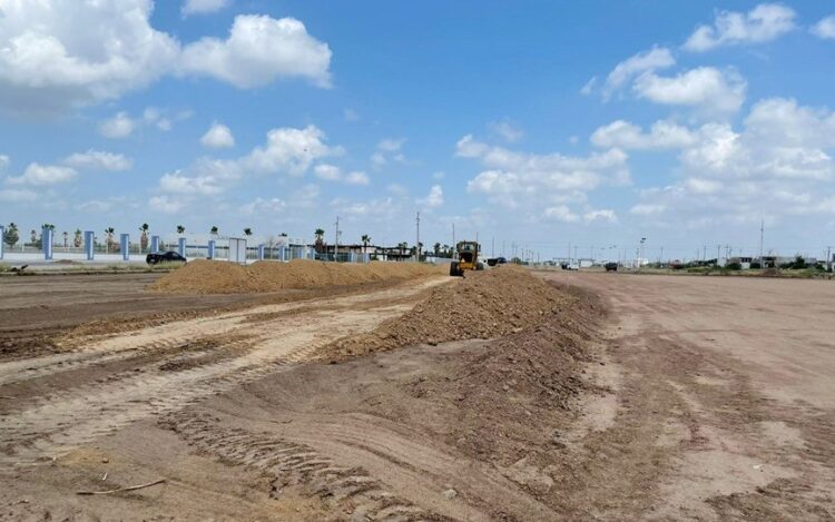 Construye Ayuntamiento de Nuevo Laredo cancha en El Progreso