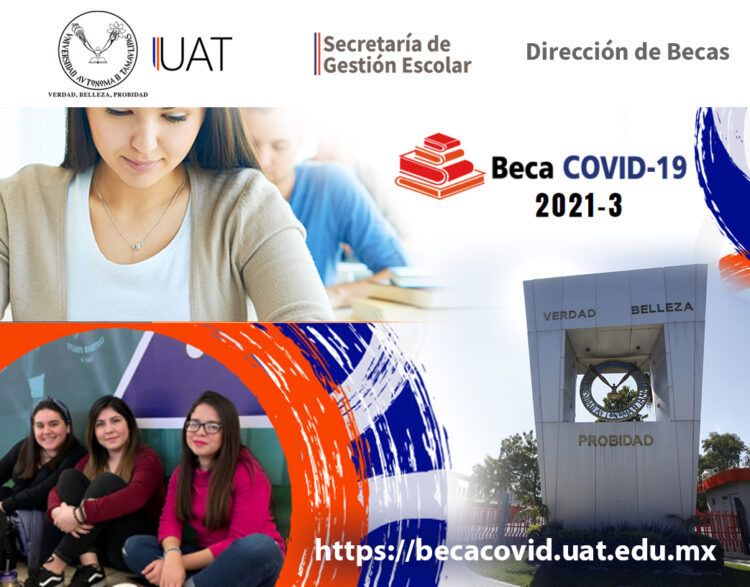 Publica UAT la convocatoria de la Beca COVID para estudiantes en desventaja económica
