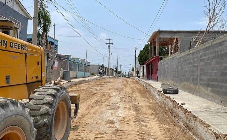 Arranca otra pavimentación en colonia Francisco Villa de Nuevo Laredo