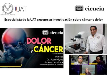 Especialista de la UAT expone su investigación en temas de cáncer y dolor