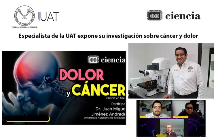 Especialista de la UAT expone su investigación en temas de cáncer y dolor