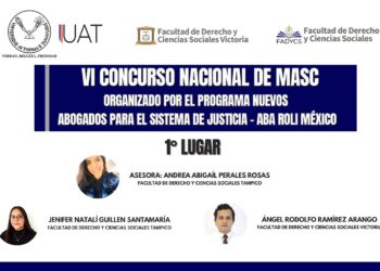 Triunfan alumnos de derecho de la UAT en certamen nacional