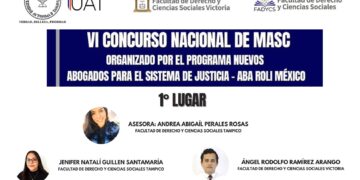 Triunfan alumnos de derecho de la UAT en certamen nacional