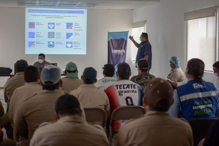 Continúa capacitación a empleados de COMAPA Victoria