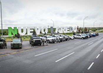 Refuerzan operativo de seguridad carretera Nuevo Laredo-Monterrey