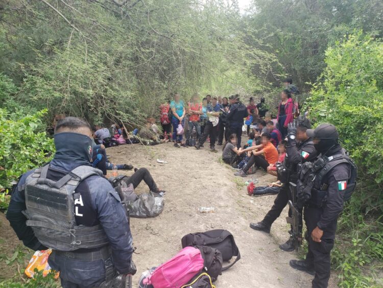 Asegura Policía Estatal 110 migrantes centroamericanos