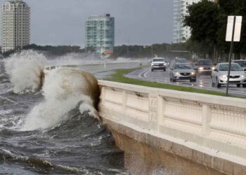 Tormenta tropical Elsa toca tierra en Florida
