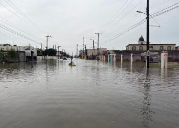 Coordina Alcalde acciones de Protección Civil, tras lluvias de 5.5 pulgadas en Matamoros