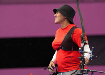 Por “poquito” Alejandra Valencia queda eliminada en tiro con arco