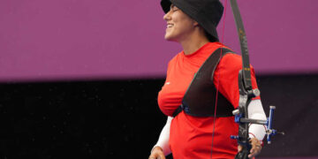 Por “poquito” Alejandra Valencia queda eliminada en tiro con arco