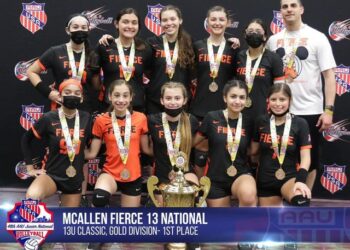 Va McAllen Fierce por campeonato nacional de voleibol U-13 en Las Vegas