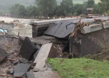 Fuertes Lluvias dejan a Alemania inundado