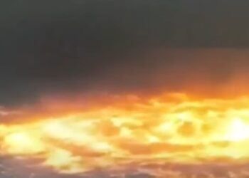 Aro de fuego en el Golfo de México le da la vuelta al mundo