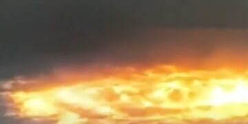 Aro de fuego en el Golfo de México le da la vuelta al mundo