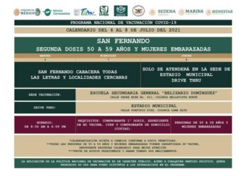 Anuncian vacunación Vs el Covid en 4 municipios rurales de Tamaulipas