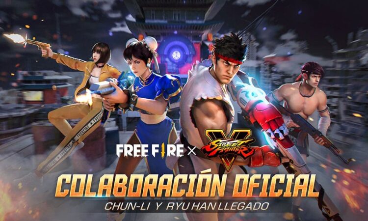 Llega Street Fighter V a Free Fire